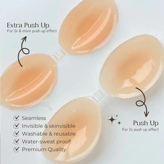 Silicon Bra Bh Beha Push Up Strapless Silikon Silicon Bra Bh Beha Tempel Seamless Push Up Wanita Import Jumbo Big Size  Pad Push Up Silicone Bra bra silikon tempel silikon bra	bra silikon	bra premium	bra premium quality	silikon bra tempel