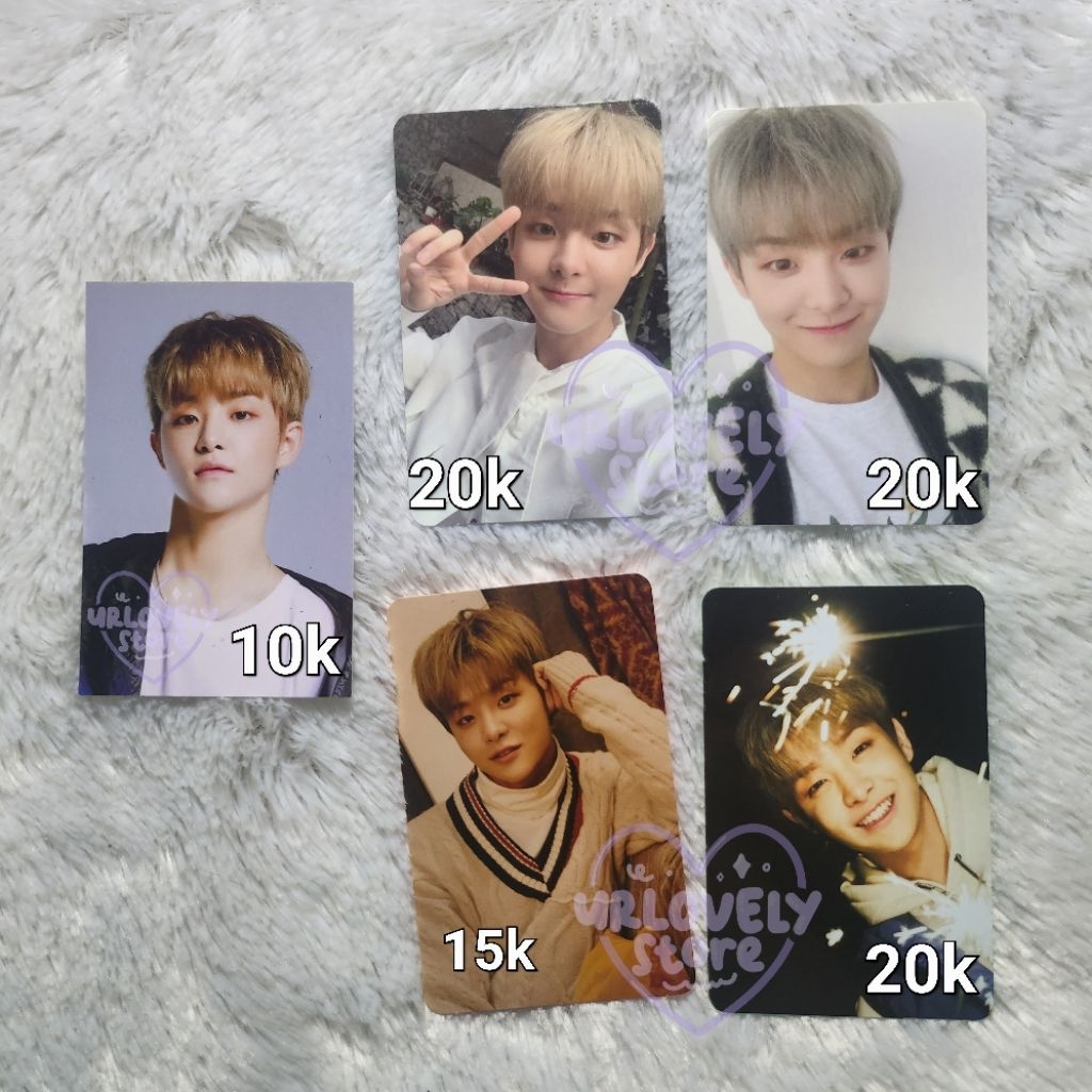 TREASURE Park Jihoon Photocard และโปสการ์ด