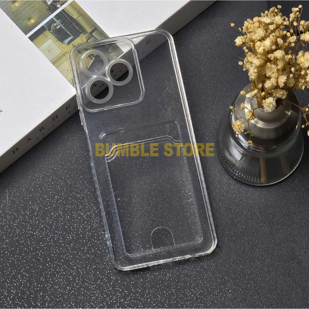 Bumble - Softcase Clear Card Case Bening Card Slot Case Realme C67 Realme C53 Realme C51 Realme C51S