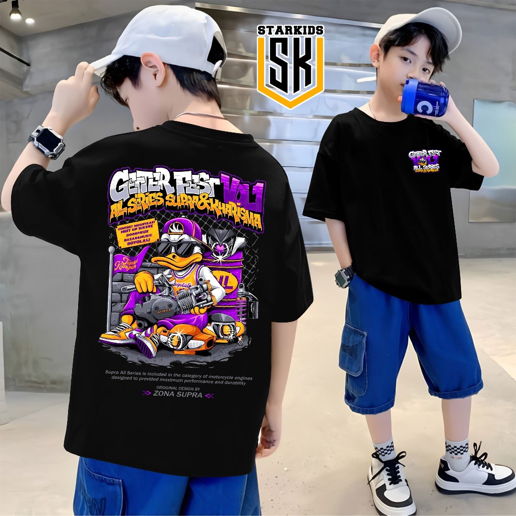 Supra Boyolali GETTERFEST เสื้อยืดเด็ก Unisex - เสื้อยืดผู้ชายและผู้หญิง - เสื้อผ้า Supra