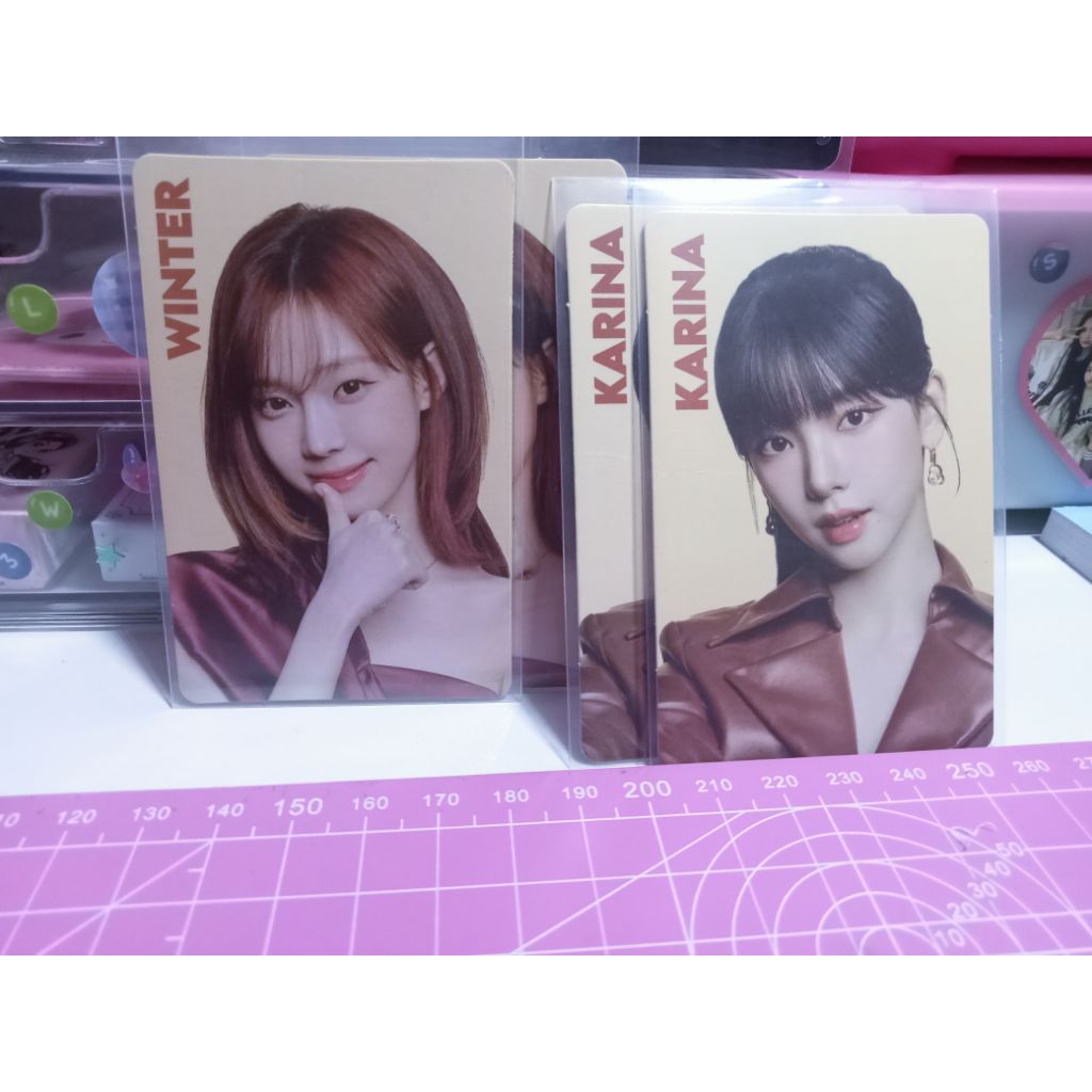 Photocard อย่างเป็นทางการ aespa x nabati | Nct x lemonilo {โต๊ะอ่าน}