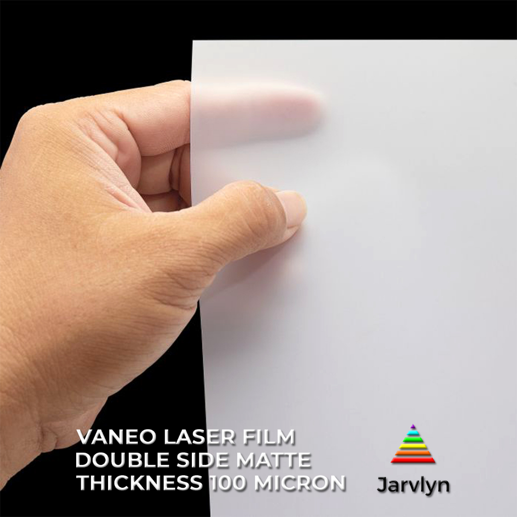 Vaneo Laser Film A4 Double Side Matte Plus 100 micron Polyfilm Mylar Kodaktris ขายปลีก