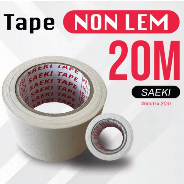 NON-GLUE AC TAPE / DUCK TAPE NON-GLUE AC INSULATION SAEKI ยี่ห้อ 20 เมตร