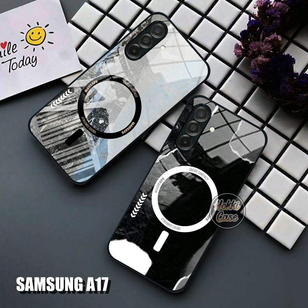 HP Samsung A17 Softcase - เคสกระจก Samsung A17 ล่าสุด - เคสโทรศัพท์ Samsung A17 - ซิลิโคนสําหรับ Sam
