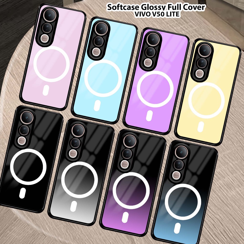 Softcase Vivo V40 V50 Lite V40 Lite V50 5G เคสเงาล่าสุด - เคสเคลือบเงาใหม่ เคส Hp Vivo V50 Lite V40 