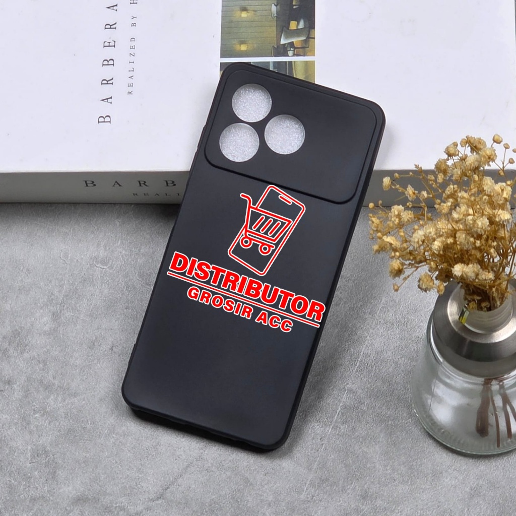 ZTE NUBIA A36 ZTE NUBIA A56 กรณี MACAROON PRO กล้องสีดํา SOFTCASE สีดํา ZTE NUBIA A36 ZTE NUBIA A56
