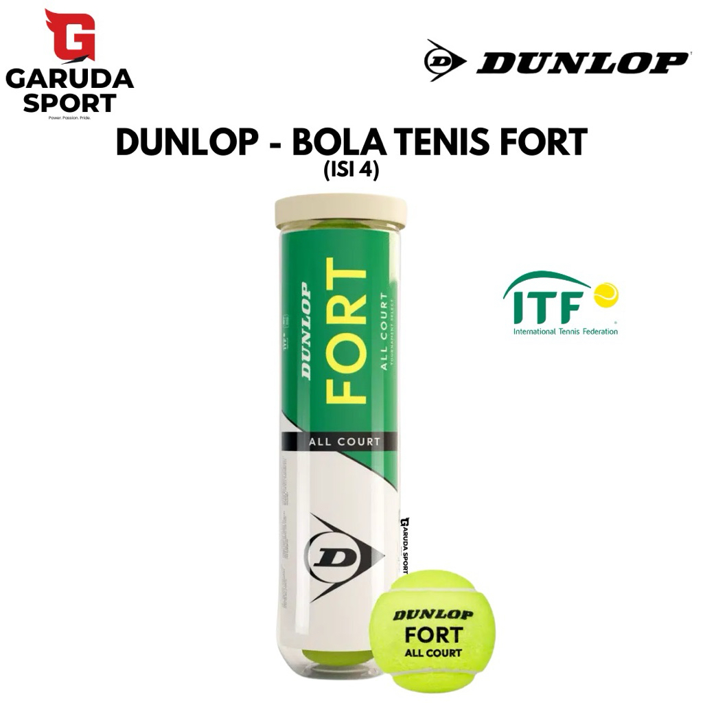 ลูกบอลเทนนิส Dunlop Fort เนื้อหาลูกเทนนิสอย่างเป็นทางการดั้งเดิม 4