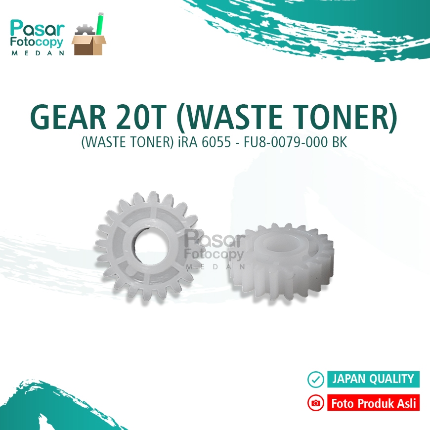 GEAR 20T (WASTE TONER)iRA6055 - FU8-0079-000 BK