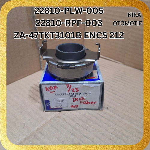 คลัตช์แบริ่ง HONDA JAZZ CITY BRIO MOBILIO STREAM BRV CIVIC STREAM HRV ORIGINAL NSK BRAND | LAHER BER