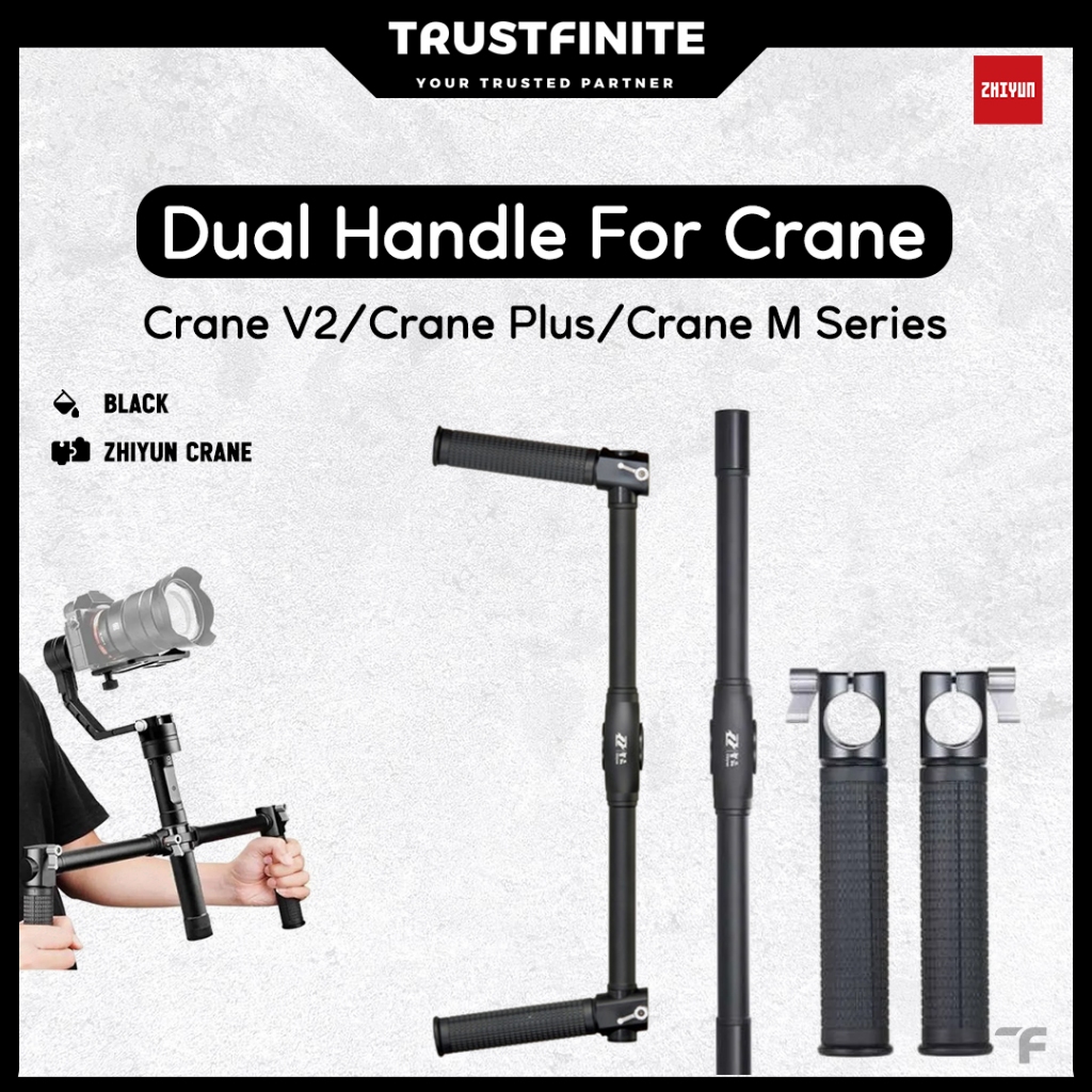 Zhiyun Dual Handle สําหรับ Crane Plus Crane V2 Crane M Series [ต้นฉบับ]