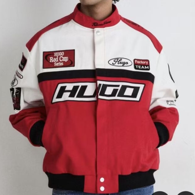 Nascar Jacket Racing Jacket Mens Nascar Jacket เสื้อแจ็คเก็ตนาสคาร์สําหรับเด็กสามารถจับคู่ได้