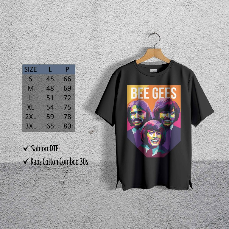 เสื้อยืดเพลง The Bee Gees 01