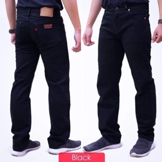 ผู้ชาย LONG JEANS STANDARD JEANS BASIC MENS REGULAR JEANS