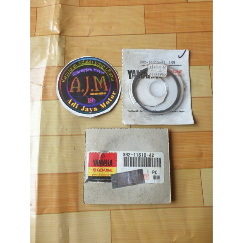 Yamaha Ls3 Yb100 L2G แหวนลูกสูบความหนา 381 Os Oversize 100 Original Rare