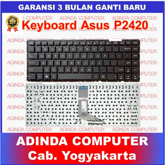 Asus P2420 P2420L P2420LA P2420LJ P2420S P2420SA P452 PX452L คีย์บอร์ด