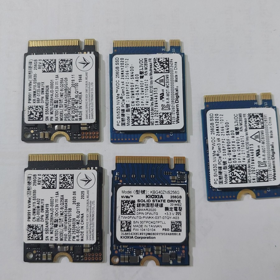 SSD 256GB M2 Nvme 2230 Gen 3 x4 SSD ถอดเดิม