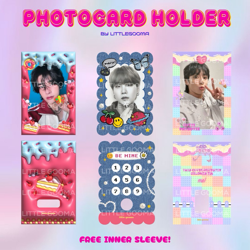 Gantungan Photocard Holder โดย Little Gooma - Cahol - PC Holder - Kpop Photocard Holder - พวงกุญแจ C