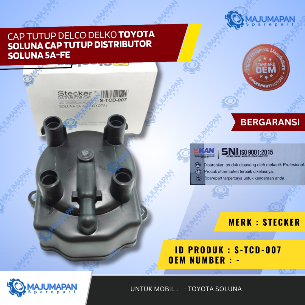 Delco Delko Toyota Soluna Cap จําหน่ายฝาครอบ Soluna 5A-FE