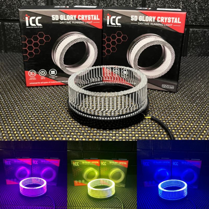 5D 3 NCH ROUND SHROUD WRGB BLUETOOTH APP ANDROID IOS PREMIUM ACRYLIC คอนโทรลเลอร์ - หน่วย