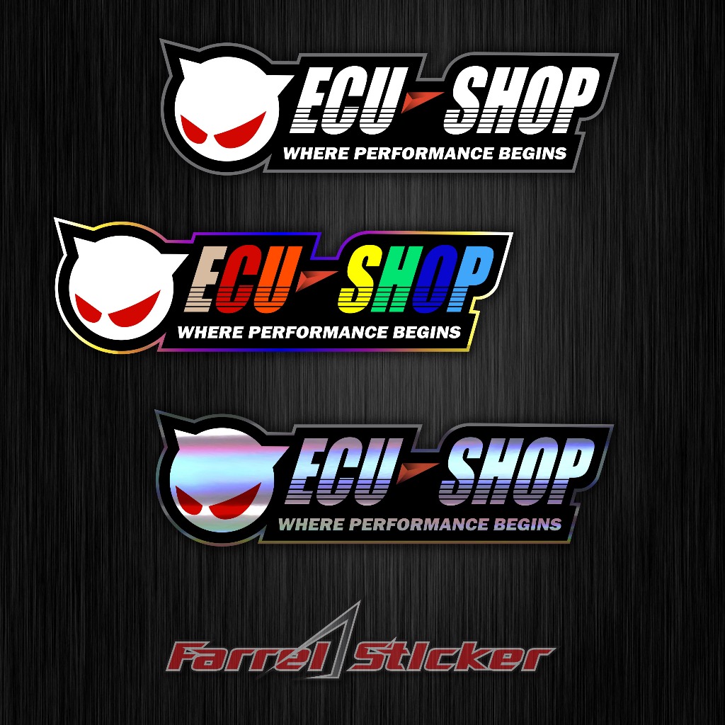 ECU STICKER-SHOP ECU SHOP สติ๊กเกอร์
