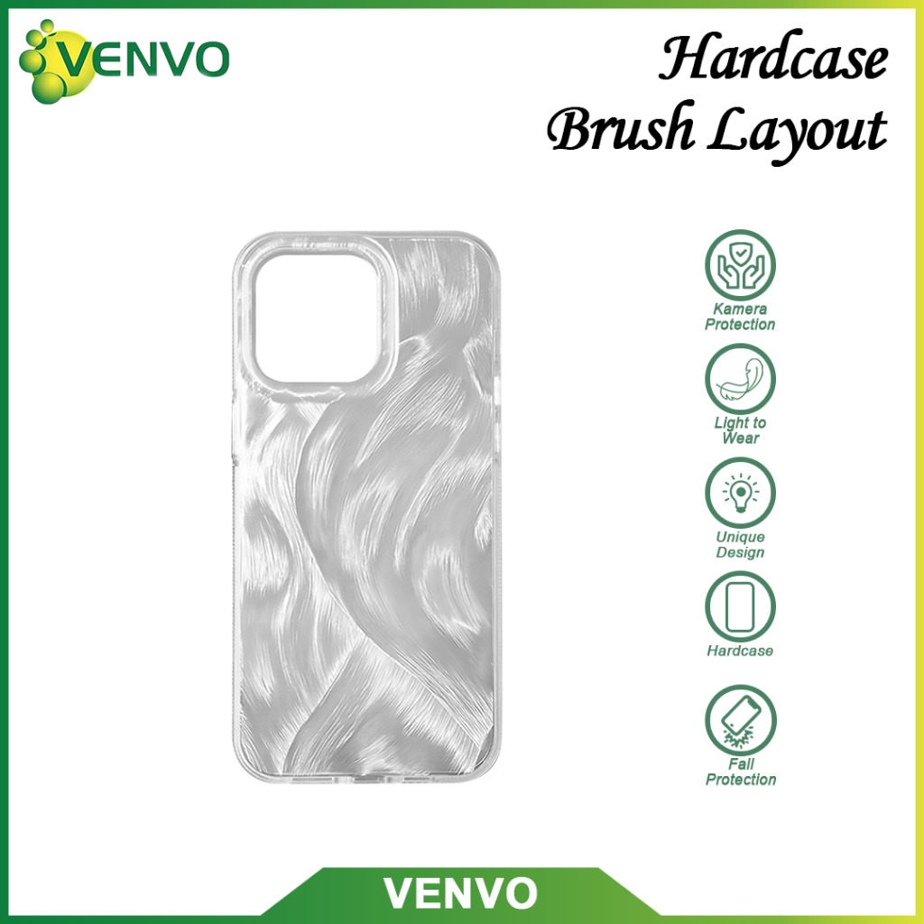VENVO - VV54 Hardcase แปรงเค้าโครง Vivo V21 4G V21E 4G Y73 4G V25 V25E V27 5G V27 Pro S16 5G V29 5G 