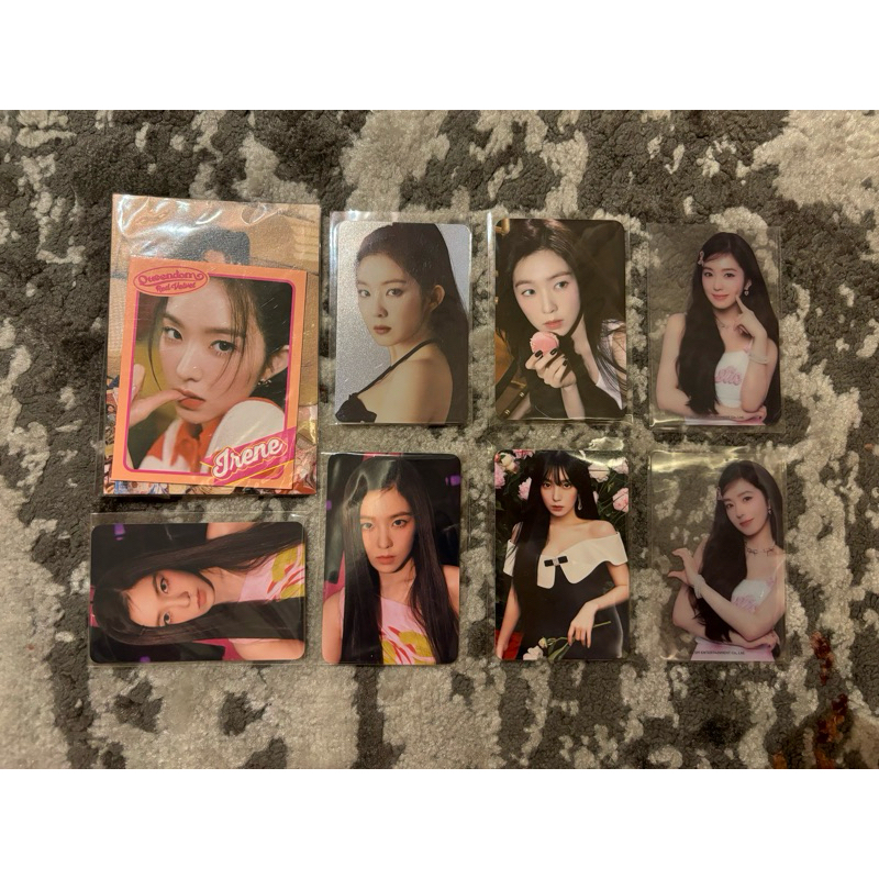อย่างเป็นทางการกํามะหยี่สีแดง md สินค้า photocard pc โปสการ์ด queendom dispoir joy irene seulgi