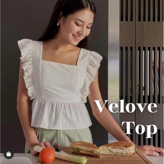 VELOVE Top - 5 Colors & 4 Size / Atasan Bordir
