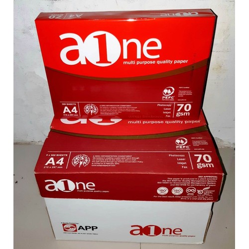 Aone A4 70 แกรม / Aone A4 ยี่ห้อ Photocoopy Paper 70 แกรม / กระดาษ 500 แผ่น