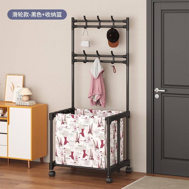 GANTUNANG JUPITER RACK STANDING HANGER 3 ชั้นล้อตะกร้าตะกร้าอเนกประสงค์/เสื้อผ้า ดาวพฤหัสบดีตะกร้าตะ