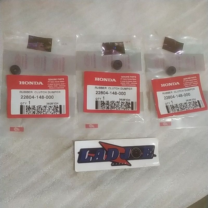 ชุดยางแดมเปอร์คลัตช์คู่ (3 ชิ้น) BeAT POP/eSP/VARIO/SCOOPY/ 22804-148-000/HONDA