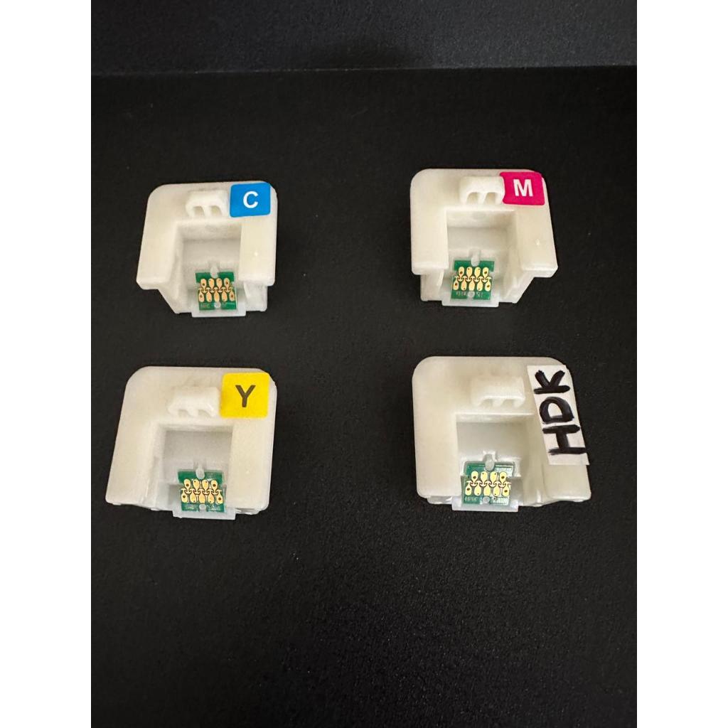ชิปที่รองรับ EPSON CMYK HDK F6330 F9430 F9430H ชิปหมึกระเหิด