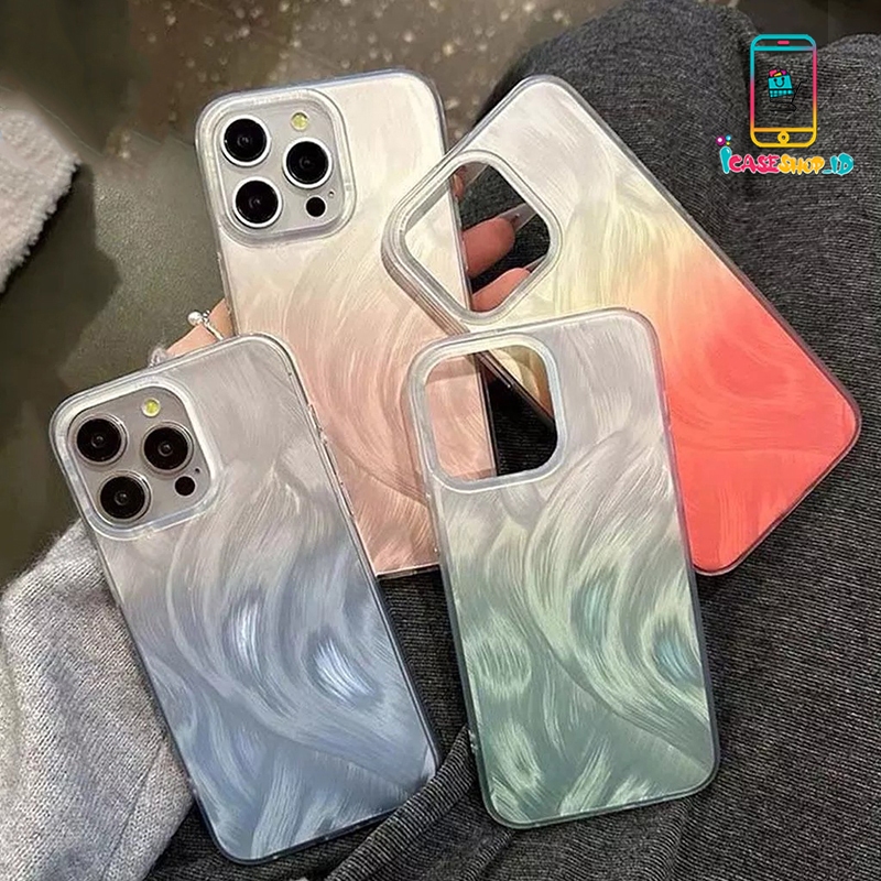 SS977 BEAUTIFUL GRADUATED COLOR CLARITY SILICONE SOFTCASE สําหรับ VIVO Y71 Y81 Y81C Y91 Y91C Y93 Y95