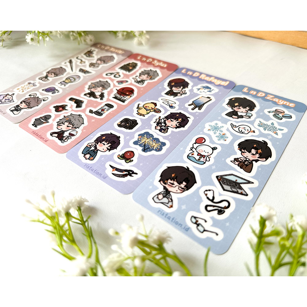 Love and Deepspace Sticker Sheet Foil - สติ๊กเกอร์ฟอยล์ - สติ๊กเกอร์วารสาร/สติ๊กเกอร์ดีโก้/สติ๊กเกอร์แล็ปท็อป