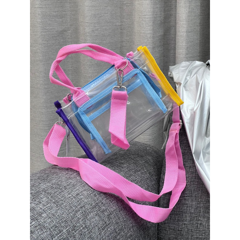 AALIYAH RAINBOW TRANSPARKENT BAG รหัส: 10015104