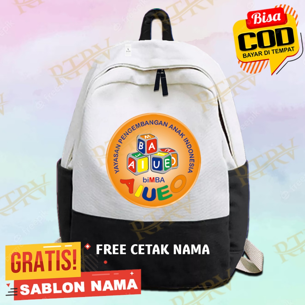 BIMBA AIUEO CHILDRENS SCHOOL BACKPACK