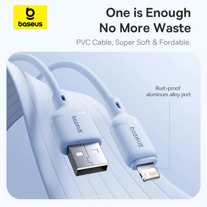 สายชาร์จ Baseus Silky Data Cable 100W Type-C 1M 2M thumbnail 3