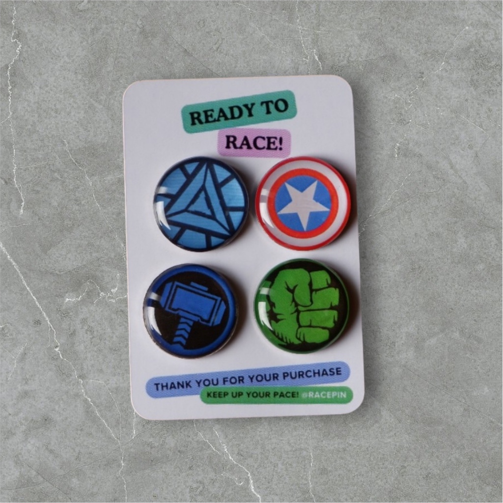 RacePin Magnet BIB Avengers