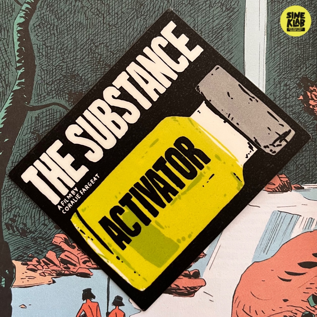 Sineklab - Sticker THE SUBSTANCE - Sticker Edition Film / Movie / Cinema / Series / Laptop Sticker