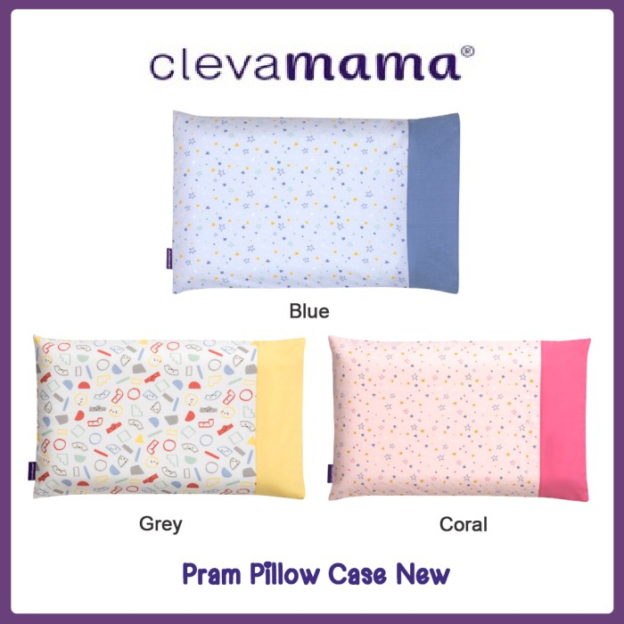 CLEVAMAMA PRAM PILLOW CASE CLEVAMAMA PRAM PILLOW CASE