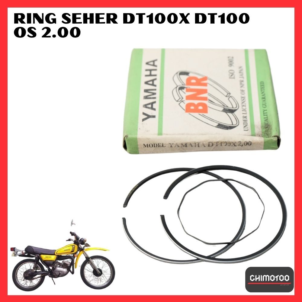 Yamaha Dt100X Dt 100 X Dt100 Dt 100 Os 2.00 แหวนลูกสูบ