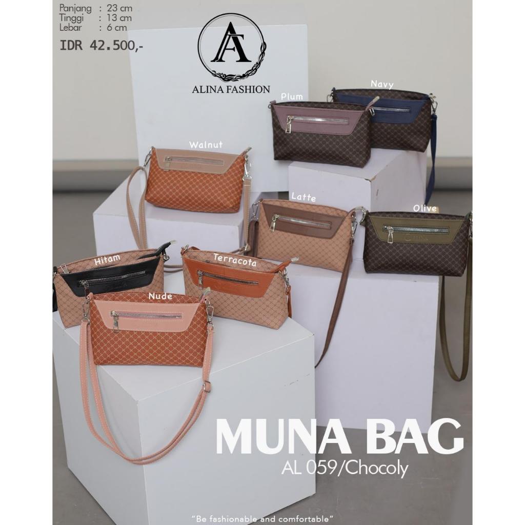 MUNA BAG - AVA BAG - WANDA POUCH - ALINA FASHION - MATT COCOLY - กระเป๋าสะพายผู้หญิง