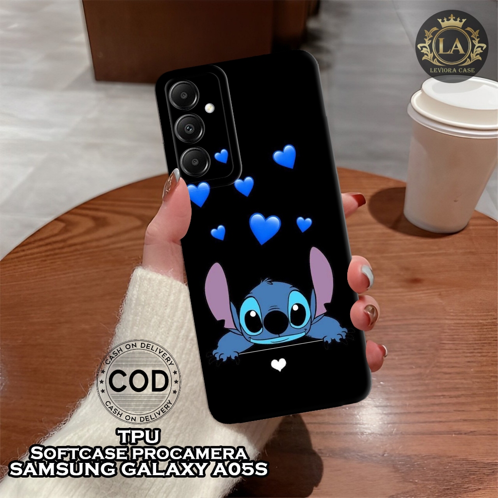 เคส HP ล่าสุด SAMSUNG A05S - เคส Leviora - เคส Stitch แฟชั่น - SAMSUNG A05S Softcase - เคส Pro - เคส