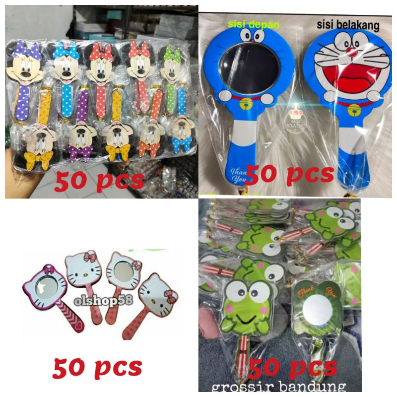 200 ชิ้น SUPER WEDDING SOUVENIR PACKAGE CHARACTER MIRROR PLASTIC PACKAGING