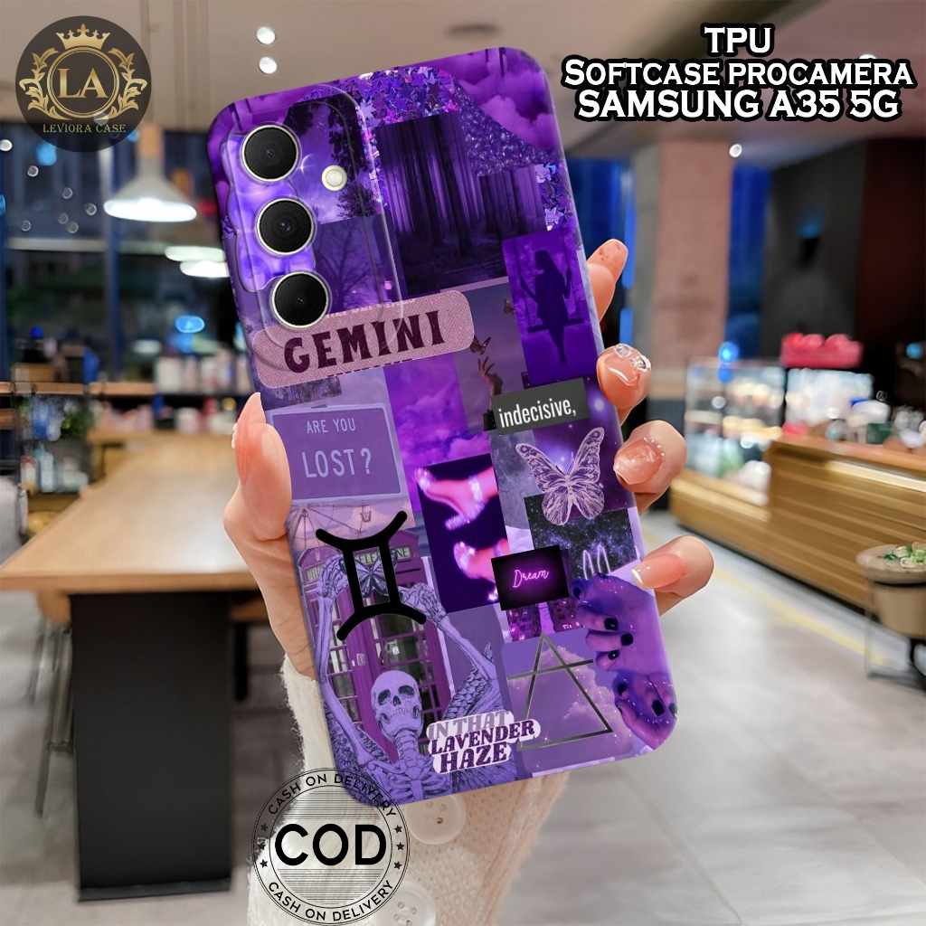 เคส HP SAMSUNG A35 5G - เคส Leviora - เคสแฟชั่น Aesthetic - Softcase SAMSUNG A35 5G - เคส Pro - เคส 