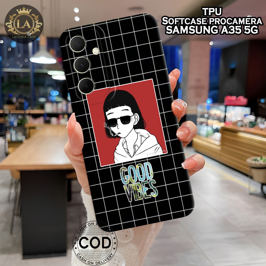 เคส HP SAMSUNG A35 5G - เคส Leviora - เคสแฟชั่น Aesthetic - Softcase SAMSUNG A35 5G - เคส Pro - เคส 