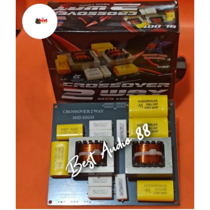 ทวีตเตอร์กลางแบบพาสซีฟ 2 ทาง BL 001