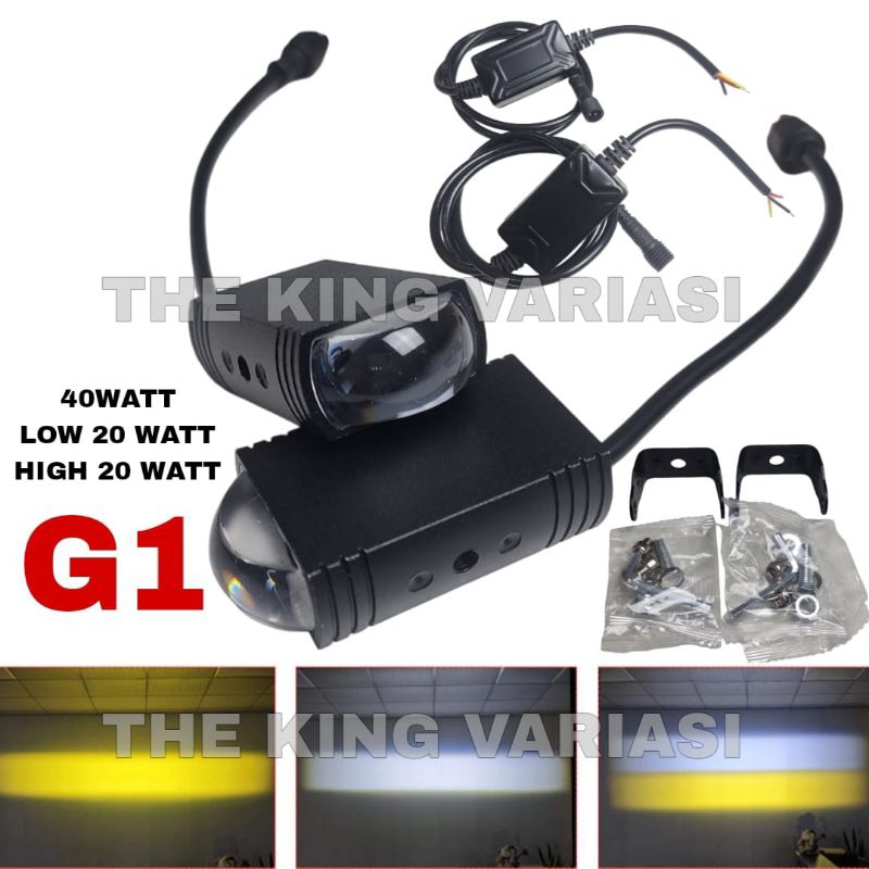 Super BRIGHT PREMIUM G1 SONIC SLIM G1 LED LASER SPOTLIGHT 12-24 VOLT 40 WATT / SUPER SONIC SLIM LASER ไฟ LED SHOOTING / ไฟเลเซอร์ / ไฟหมอกรถยนต์ / SUPER SONIC G1 MOTORCYCLE SHOOTING LAMLU