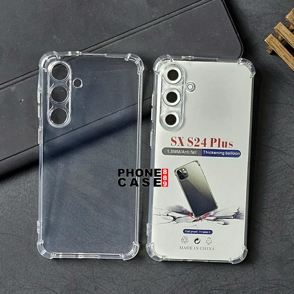 SAMSUNG S24 PLUS CASE CLEAR AIRBAG ANTI CRACK CASE CLEAR SAMSUNG S24 PLUS
