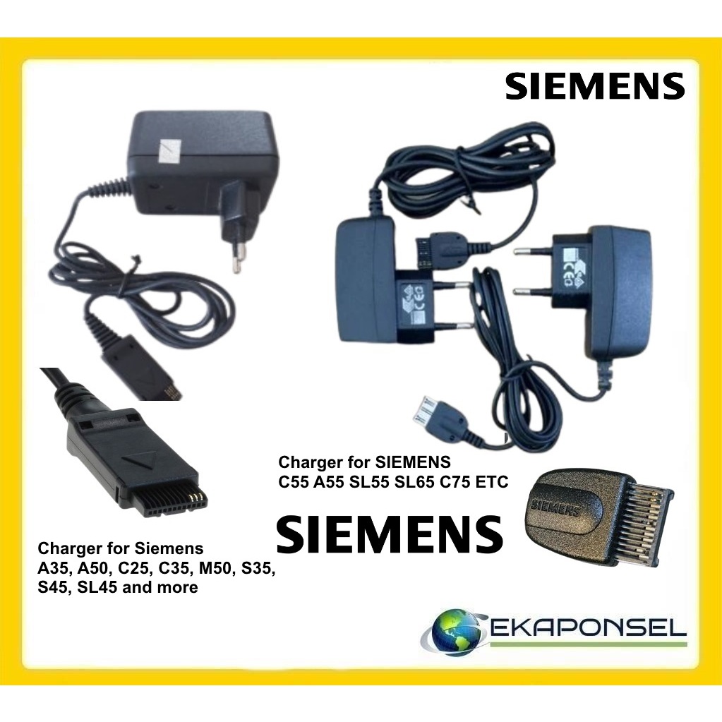 ที่ชาร์จสําหรับ SIEMENS A35, A50, C25, C35, M50, S35, S45, SL45 & ที่ชาร์จสําหรับ SIEMENS C55 A55 SL