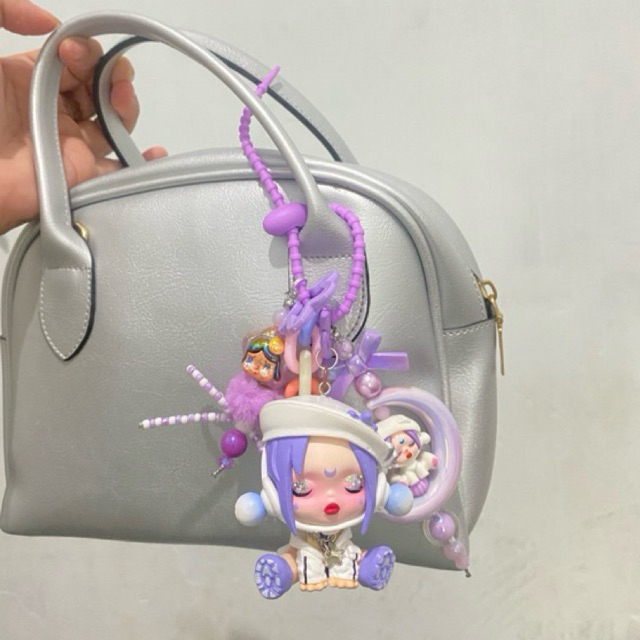 PO POUCH KEYCHAIN & BAGCHARM SKULLPANDA PUMPKIN DAMO HIRONO NANCI